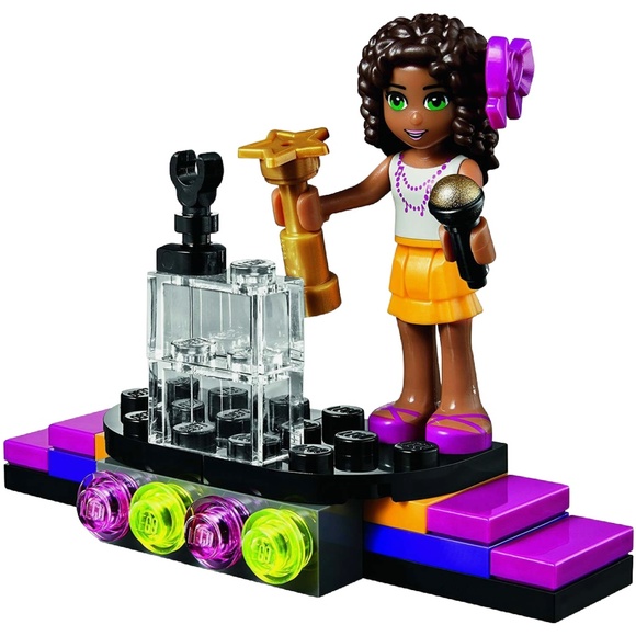 🖤 LEGO Friends Sets Mini Golf Emma 30203 Pop Star Andrea 30205 Minifigure Lot - Picture 7 of 9